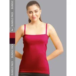 FBAR Pack Of 2 Non-Padded Pure Cotton Camisoles-picture-36