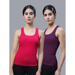 FBAR Pack Of 2 Racerback Cotton Rib Tank Tops-picture-23
