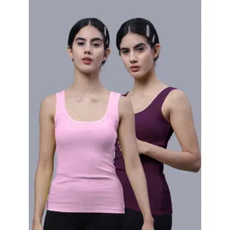 FBAR Pack Of 2 Scoop Neck Skin Friendly Cotton Tank Top-picture-33