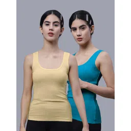 FBAR Pack Of 2 Scoop Neck Skin Friendly Cotton Tank Top-picture-38