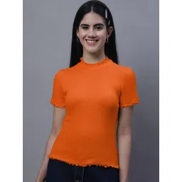 FBAR Turtle Neck Cotton Fitted Top-picture-12