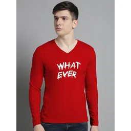 FBAR Typography Printed Slim Fit Cotton T-shirt-picture-35