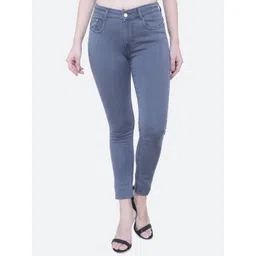 FCK-3 Women Cotton Slim Fit Stretchable Jeans-picture-33