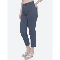 FCK-3 Women Eton Boy Boyfriend Fit High-Rise Jeans image 3