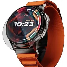 FCS smartwatch screen guard for Boult Crown R Pro | Pack of 3 | Edge to Edge Coverage | Ultrathin 0.125mm 9H anti shock flexible Watch screen protector TPU membrane. (3)-image-9