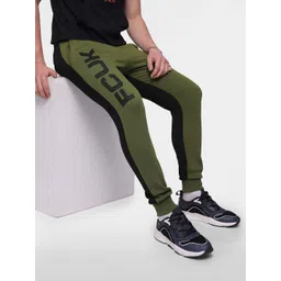 FCUK Men Brand Logo Applique Joggers-picture-31