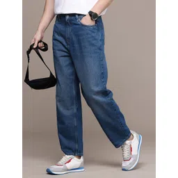 FCUK Men Loose Fit Light Fade Pure Cotton Jeans-picture-15