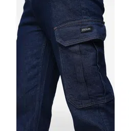 FCUK Men Loose Fit Stretchable Cargo Jeans image 2