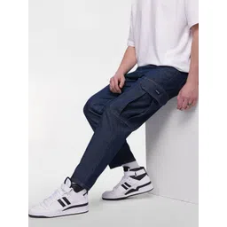 FCUK Men Loose Fit Stretchable Cargo Jeans image 1