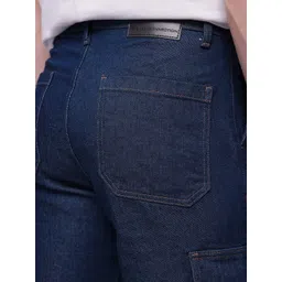 FCUK Men Loose Fit Stretchable Cargo Jeans image 5