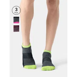 FCUK Men Pack Of 3 Printed Cotton Ankle Length Socks-picture-40