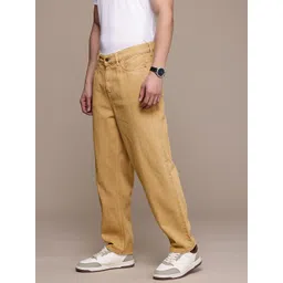 FCUK Men Pure Cotton Loose Fit Jeans image 2