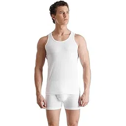 fcuk Men's Solid Regular Fit Undershirt-picture-35