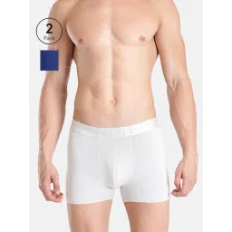 FCUK Multi-Color Cotton Blend Solid Trunks Pack of 2-picture-45