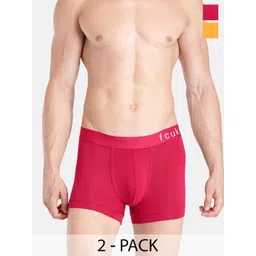 FCUK Pack Of 2 Antimicrobial Trunks PAR-T-02-TNGRD-ARTGLD-picture-12