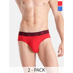 FCUK Pack Of 2 Guston Moisture Wicking Breathable Briefs GUS-B-02-SLS-SRF-picture-40