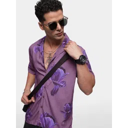 FCUK Relaxed Fit Opaque Floral Printed Casual Shirt-picture-20