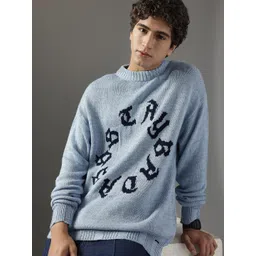 FCUK Typography Knitted Pullover Sweater-picture-29