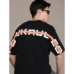 FCUK Typography Printed Pure Cotton T-shirt-picture-40