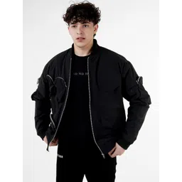 Fear No Man Men Lightweight Bomber Jacket-picture-33