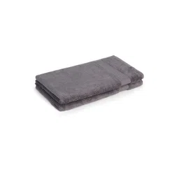 Feather & Spun Pack of 2 Charcoal Stone Lavender Antimicrobial Organic Cotton Hand Towel-picture-31