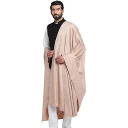 Feathers Polyester Wool Blend Solid Men Shawl-picture-30