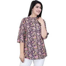febq Floral Printed Stylish Shirt/Top for Women-picture-27