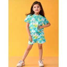 FEBVIBE Unisex Kids Printed T-shirt with Shorts-picture-48