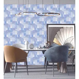 fedora wallpapers Blue & White Vinyl & Paper 3D Illusion Wallpaper-picture-39