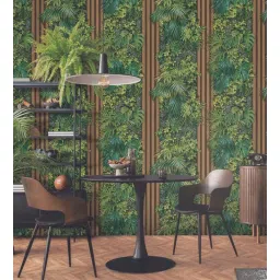 fedora wallpapers Green Vinyl & Paper Vertical Garden Wallpaper-picture-11