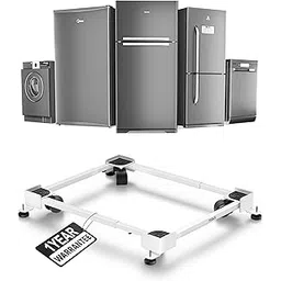 FEDUS Fridge Stand Trolley with Wheels, Refrigerator Stand, Single Double Door Adjustable Metal Stand Compatible for Bosch, Samsung, Haier, LG, IFB, Whirlpool, Haier, Godrej, Voltas Machine-picture-25