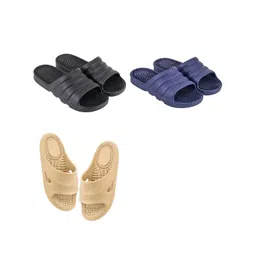 Feel alive Men Set of 3 Solid Lightweight Flip Flops-picture-38