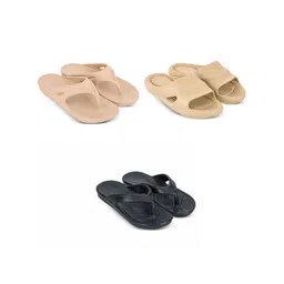 Feel alive Men Set of 3 Solid Ultra-Comfortable & Lightweight Thong Flip-Flops-picture-19