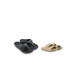 Feel alive Set Of 2 Ultra-Comfortable & Lightweight Thong Flip-Flops & Sliders-picture-37