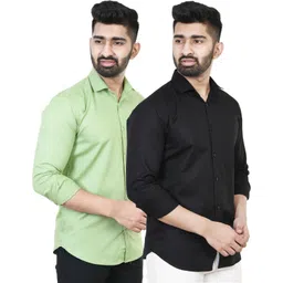 feel high Men Regular Fit Solid Casual Shirt-picture-11