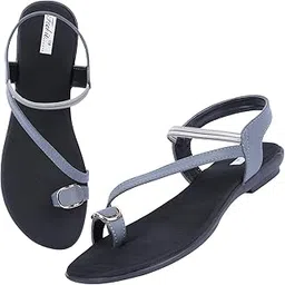 feel it Flats Sandal Comfort Wear for Women's & Girl's I Ladies Stylish Comfortable Flat Sandals Slippers with Back Strap for Casual & Office Wear-picture-34