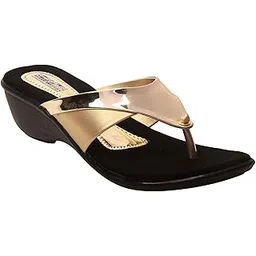 feel it Leatherite Black Color Wedge for Women's & Girl's-picture-30