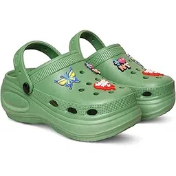 feel time Comfortable Slip-On Clogs with for Kids & Adults | Waterproof Casual Shoes with Fun Accessories Purple-picture-47