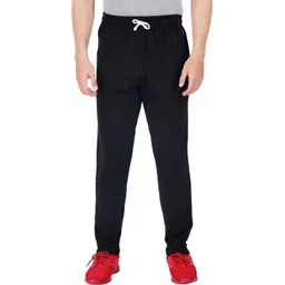 feel track Men Solid Black Track Pants-picture-18