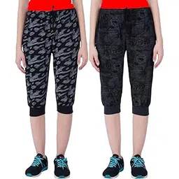 feel track Men's Regular Fit Three Fourth Capri (Pack of 2)-picture-26