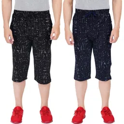 feel track Printed Men Three Fourths-picture-12