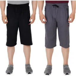 feel track Solid Men Three Fourths-picture-22