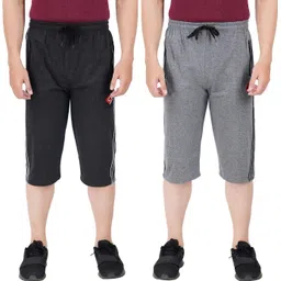 feel track Solid Men Three Fourths-picture-21