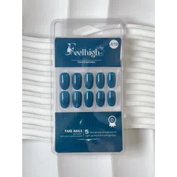 FEELHIGH 24Pcs Reusable Long Lasting Artificial Fake Nail Set - 19-picture-40