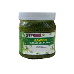 FEELHIGH Bamboo Face & Body Gel Scrub Enriched With Bamboo Peel Extract - 500 ml-picture-11