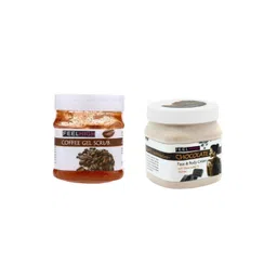 FEELHIGH Combo Of Coffee Gel Face Scrub & Chocolate Face & Body Cream - 500ml Each-picture-19