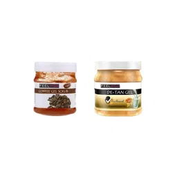 FEELHIGH Combo Of Coffee Gel Face Scrub & De-Tan Face Gel - 500ml Each-picture-25