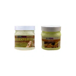 FEELHIGH Combo Of Gold Face Scrub & Gold Beauty Cream - 500ml Each-picture-10