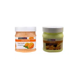 FEELHIGH Combo Of Orange Face Scrub & Gold Beauty Cream - 500ml Each-picture-11