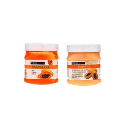 FEELHIGH Combo Of Papaya Face Gel & Papaya Moisturising Cream- 500ml Each-picture-11